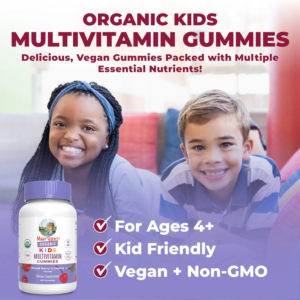 USDA Organic Kids Multivitamin Gummies, 60 Count E41845