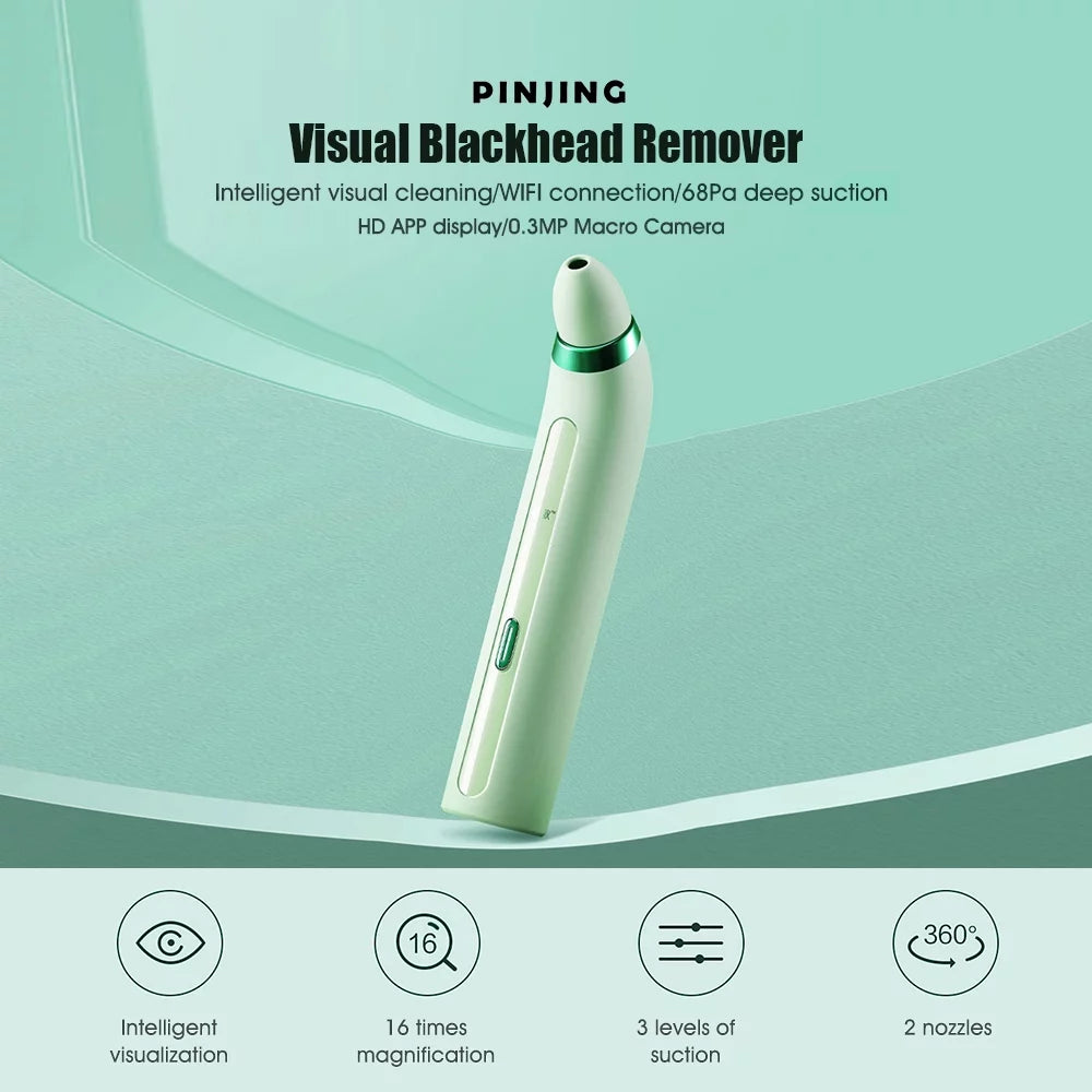 Blackhead Remover with Camera and Suction Probes J546837