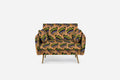 Modern Armchair Velvet Gold K98741