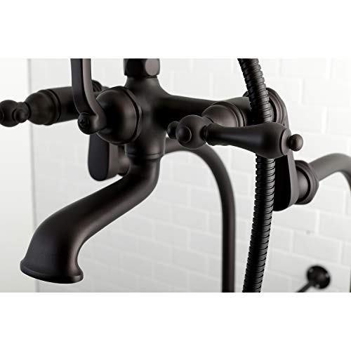 Vintage Tub Filler Combo with Lever Handle, Polished Chrome D44512