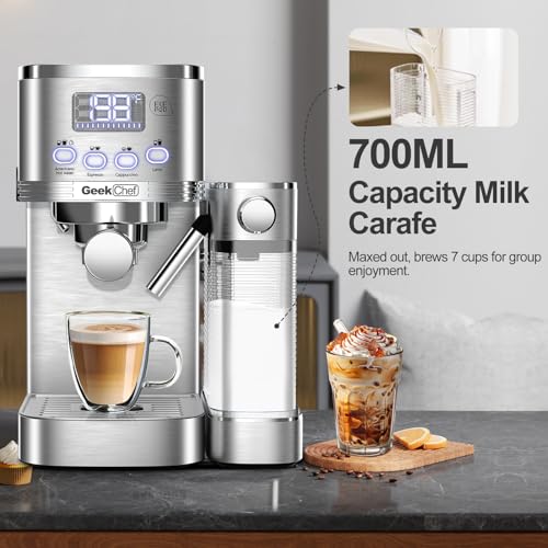 Espresso and Cappuccino Machine with Automatic Milk Frother P695