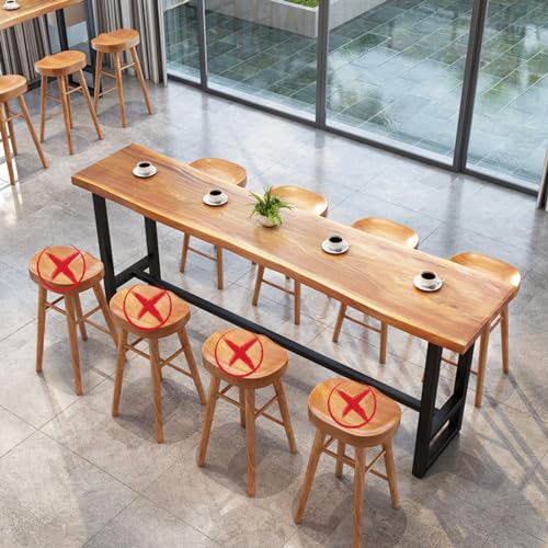 Solid Wood Rectangular Bar Counter Table 160cm long D3058