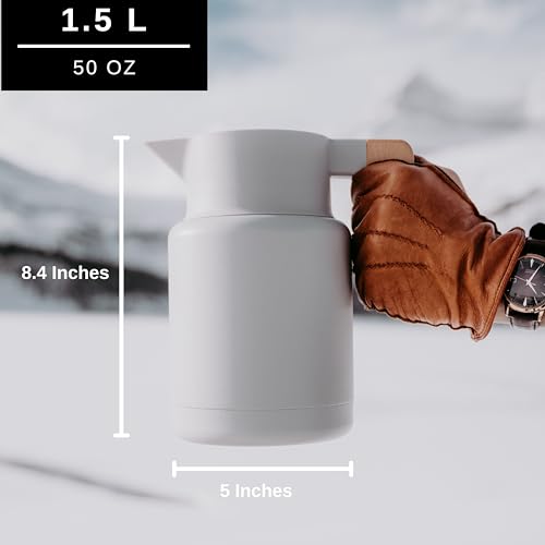 50 Oz Stainless Steel Insulated Coffee Carafe E3377