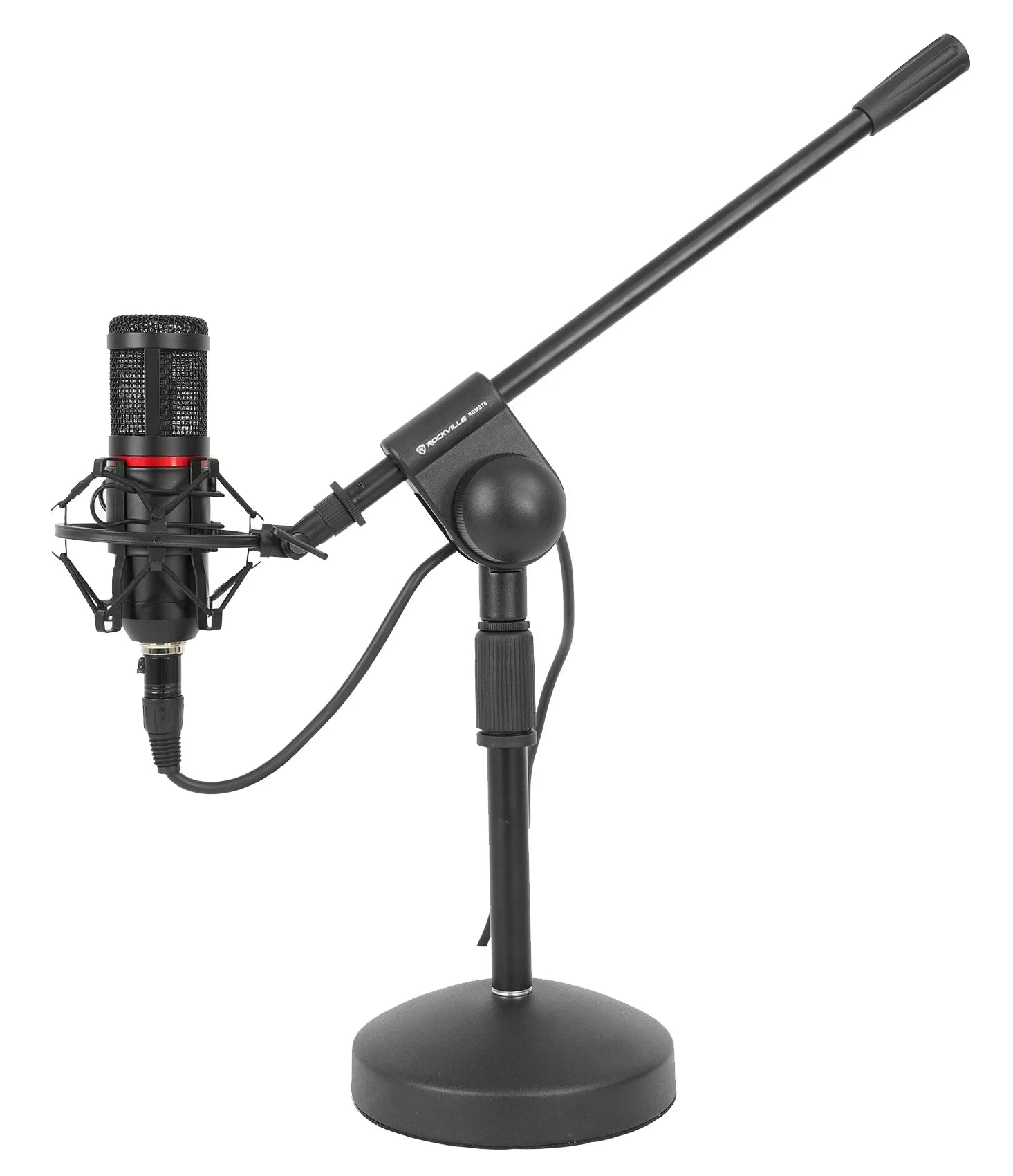 4-Person Podcasting with Mixer Headphones Amp Stands S8685