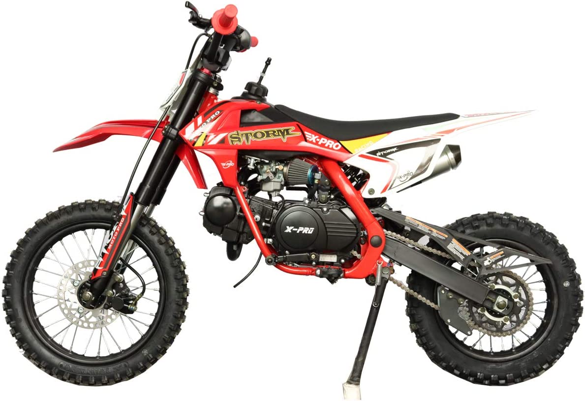 125cc Pit Dirt Bike, 4-Speed Manual Transmission, 14"/12" Tires V27861