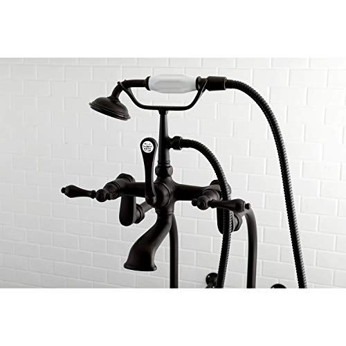 Vintage Tub Filler Combo with Lever Handle, Polished Chrome D44512