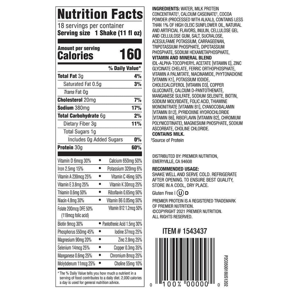 11 Fl. Oz Protein Shakes Variety Sampler Pack, 12 Pack H769206