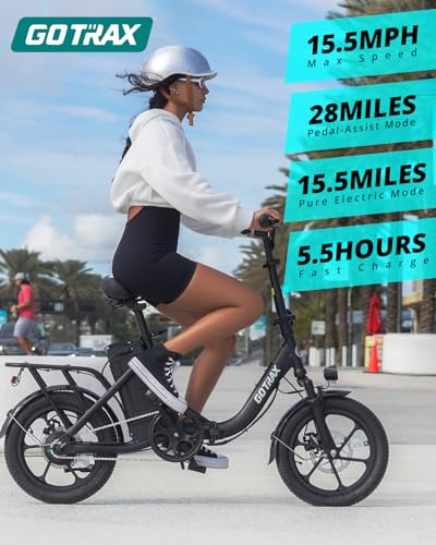 16" Folding Electric Bike with Removable Battery W6635