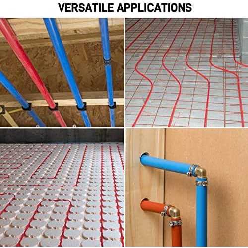 1/2 Inch 100ft 2 Rolls PEX-B Tubing Non Oxygen Barrier Flexible Pipe O279