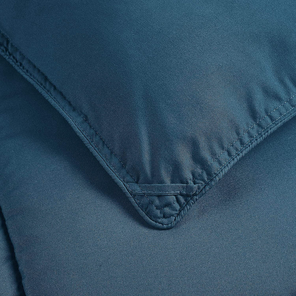 Teal Queen 3-Piece Lightweight Microfiber Comforter Set with Corner Tabs C24634