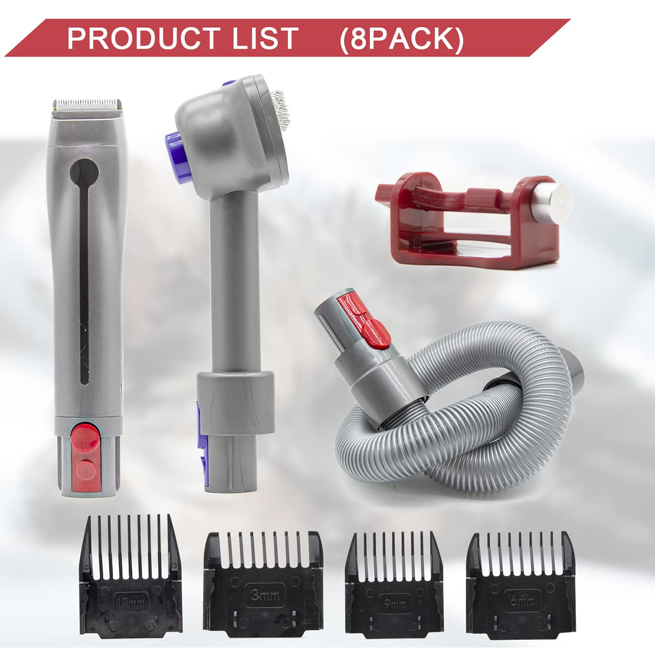 Pet Grooming Clippers Tools Kit for Dyson Vacuum Cleaner O58047