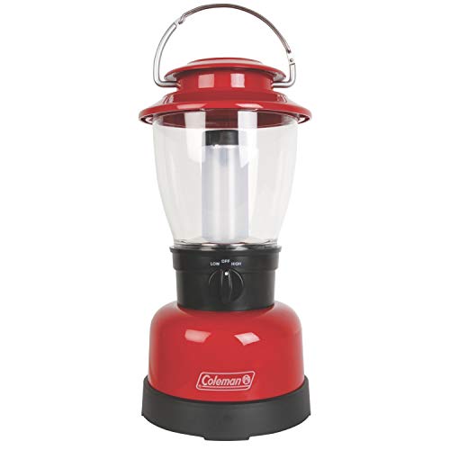 Coleman Classic Rechargeable 400 Lumens LED Lantern, Water-Resistant Lantern with USB Charging Port and Carry Handle D1128