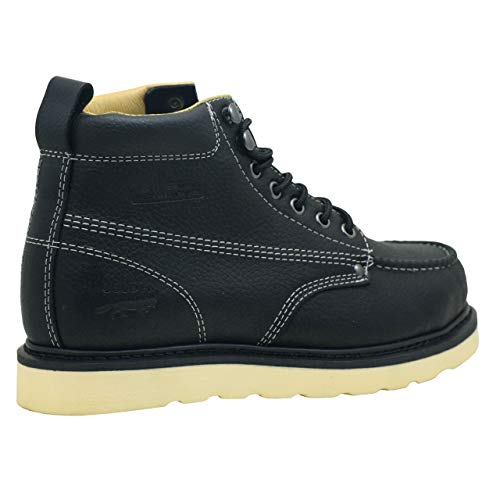 Steel Toe Work Boots 6" Moc Toe Wedge R857