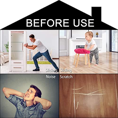 48pcs Non Slip Self Adhesive Rubber Furniture Pads R48795