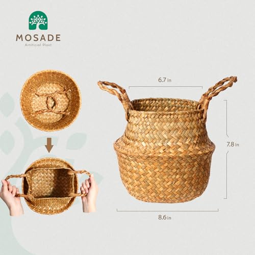6 Feet Artificial Areca Palm Tree with Seagrass Basket H629506