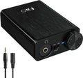 Black USB Headphone Amplifier DAC with 3.5mm Audio Cable 6 Ft I942942