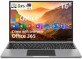 16 Inch Laptop, 16GB DDR4 512GB SSD, Quad Core N CPU, FHD IPS 1920x1200 Display Q434471