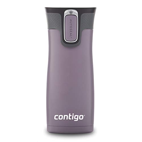 16oz Stainless Steel Vacuum Travel Mug 2-Pack with Spill-Proof Lid M210385