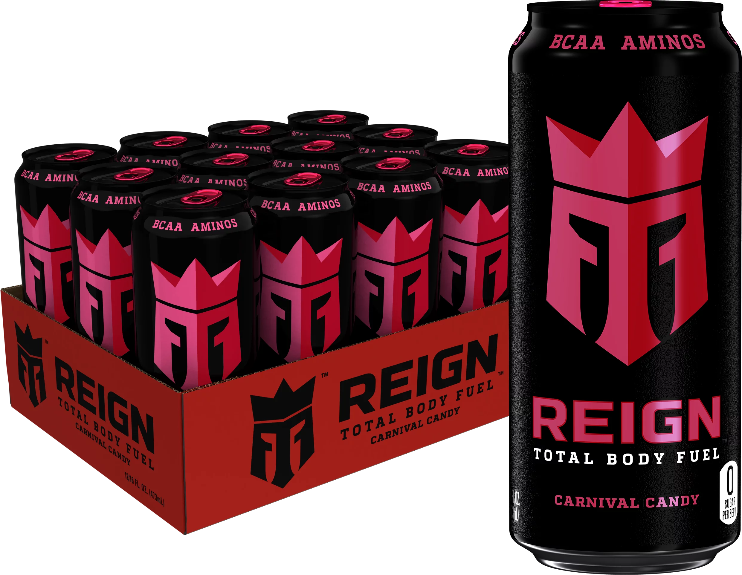 (12 Cans) Reign Total Body Fuel Energy Drink, 16 fl oz N188