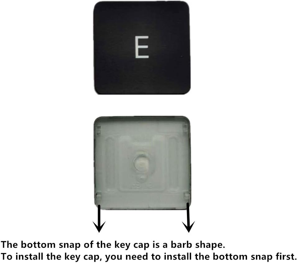 Replacement E Key Cap and Hinges for MacBook Pro Keyboard A541623