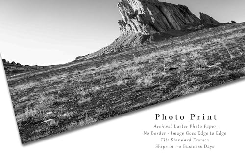 8" x 12" Black and White Wall Art Print G4699