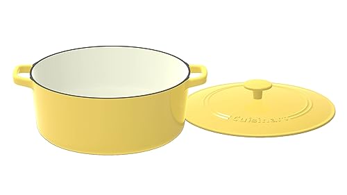 Seafoam Green 7-Quart Enameled Cast Iron Covered Casserole Q533