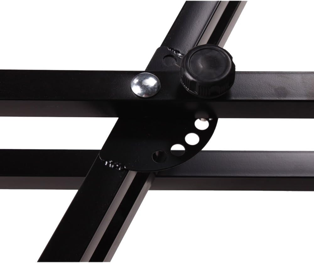 Heavy-Duty Double-X Adjustable Piano Keyboard Stand and Classic Piano Bench H9157