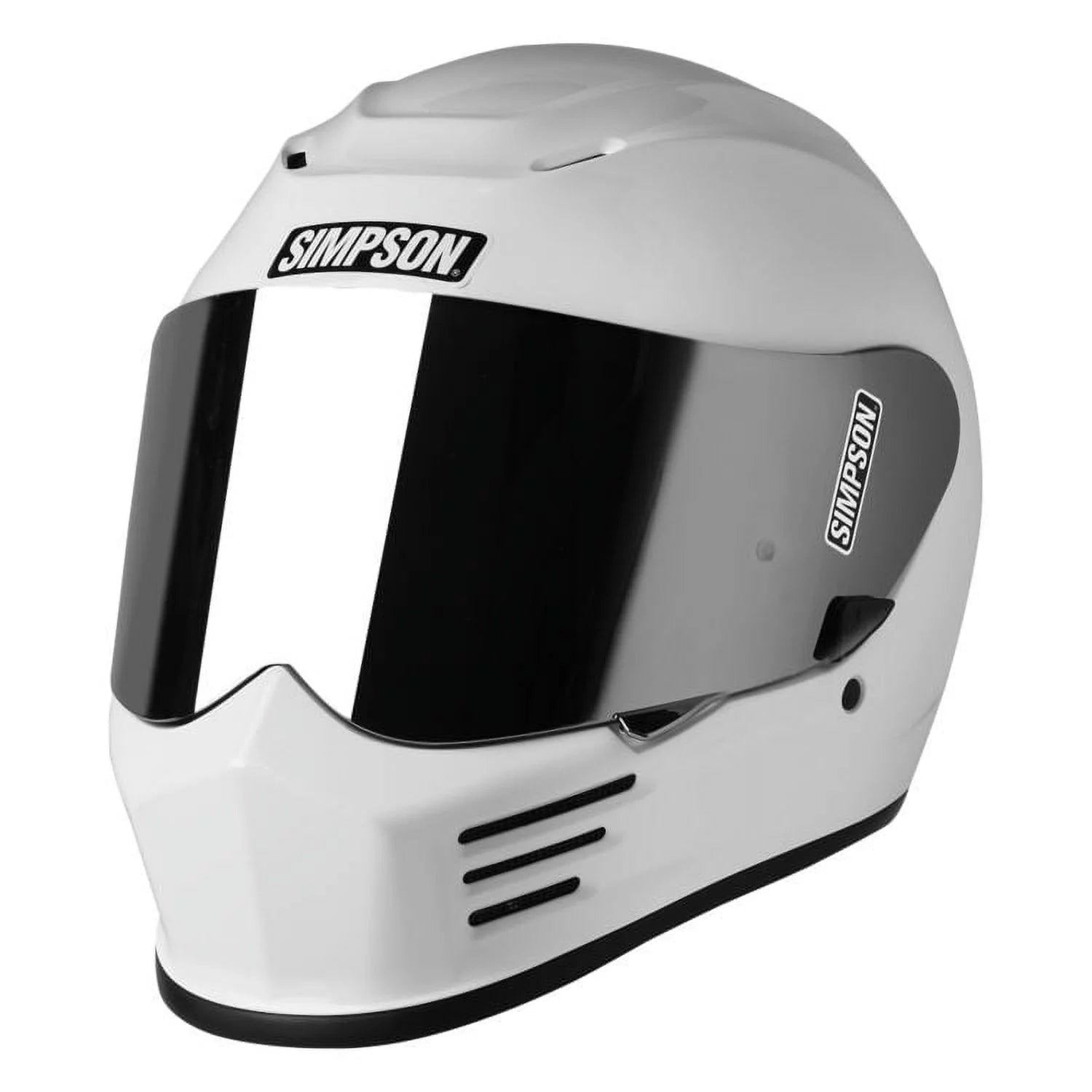 XX-Large White Full Face Racing Helmet C250811