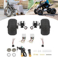 Dual 350W 36V Brush Gear Motors Double 10in Wheel Set with Digital Display Throttle V82107