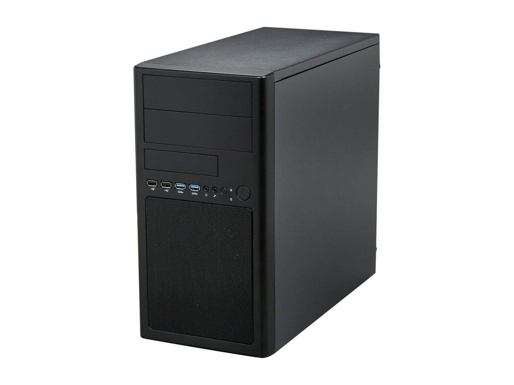 Micro-ATX Mini Tower Computer Case with Dual USB 3.0 Dual Fans M485