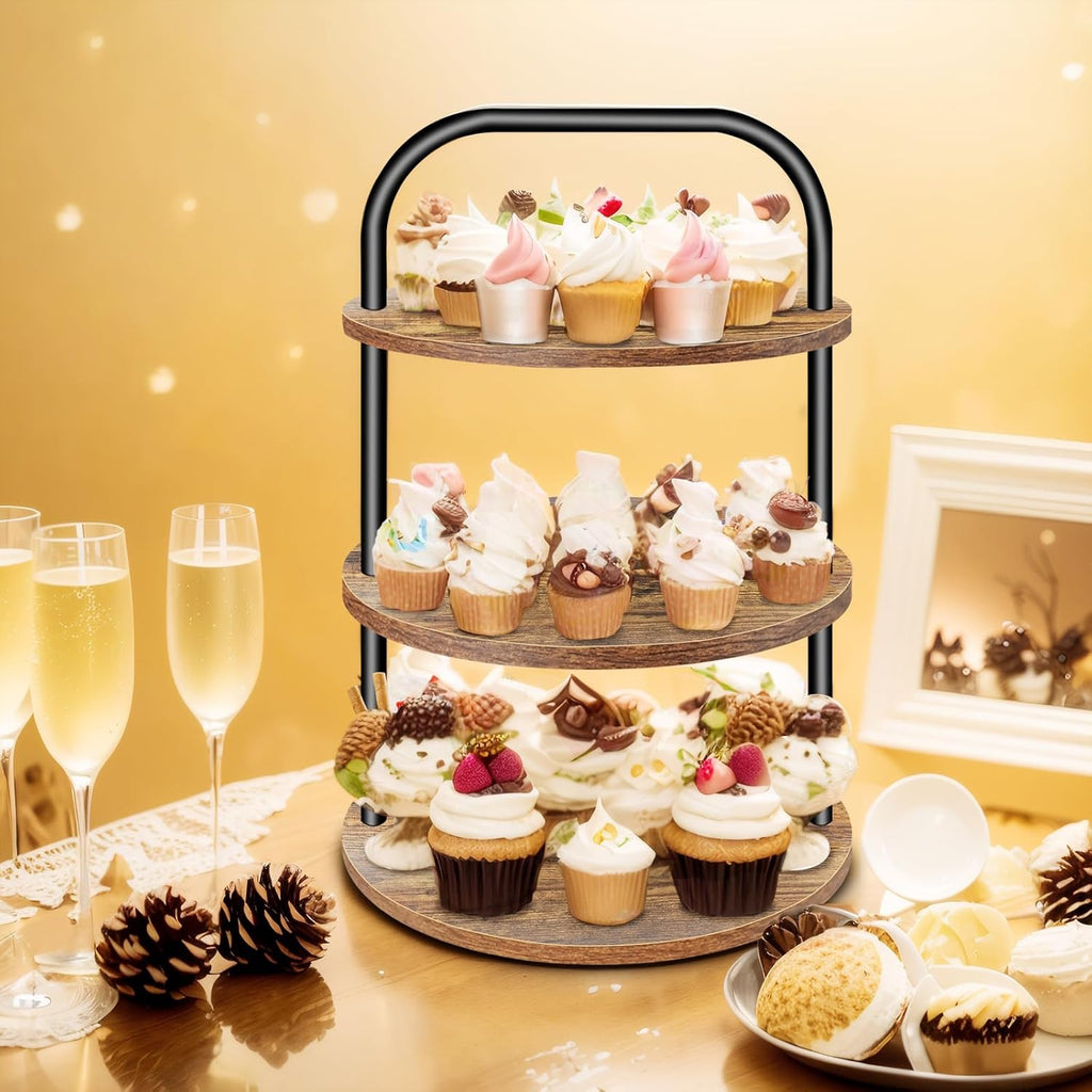 3 Tier Wooden Cupcake Stand M555078