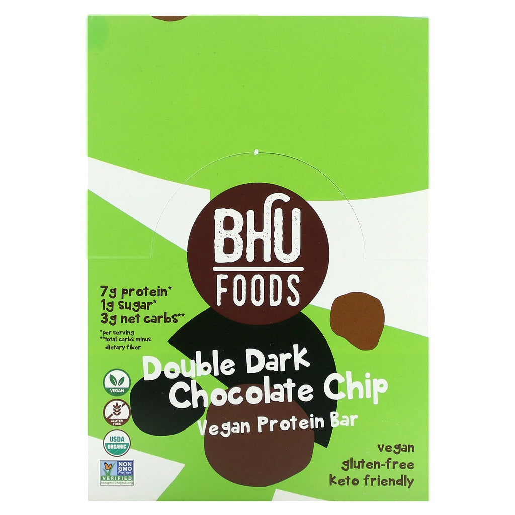Vegan Protein Bar Double Dark Chocolate Chip C324