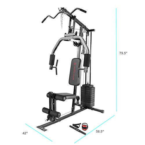 Multifunctional Workout Station 150lbs to 200lbs Stack Home Gym K117309