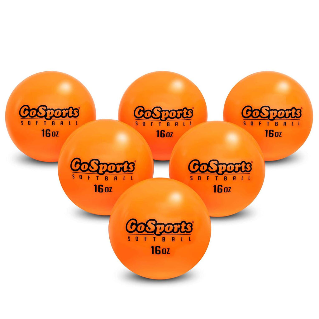 3.82 inch Weighted Training Softballs 6 Pack Q266