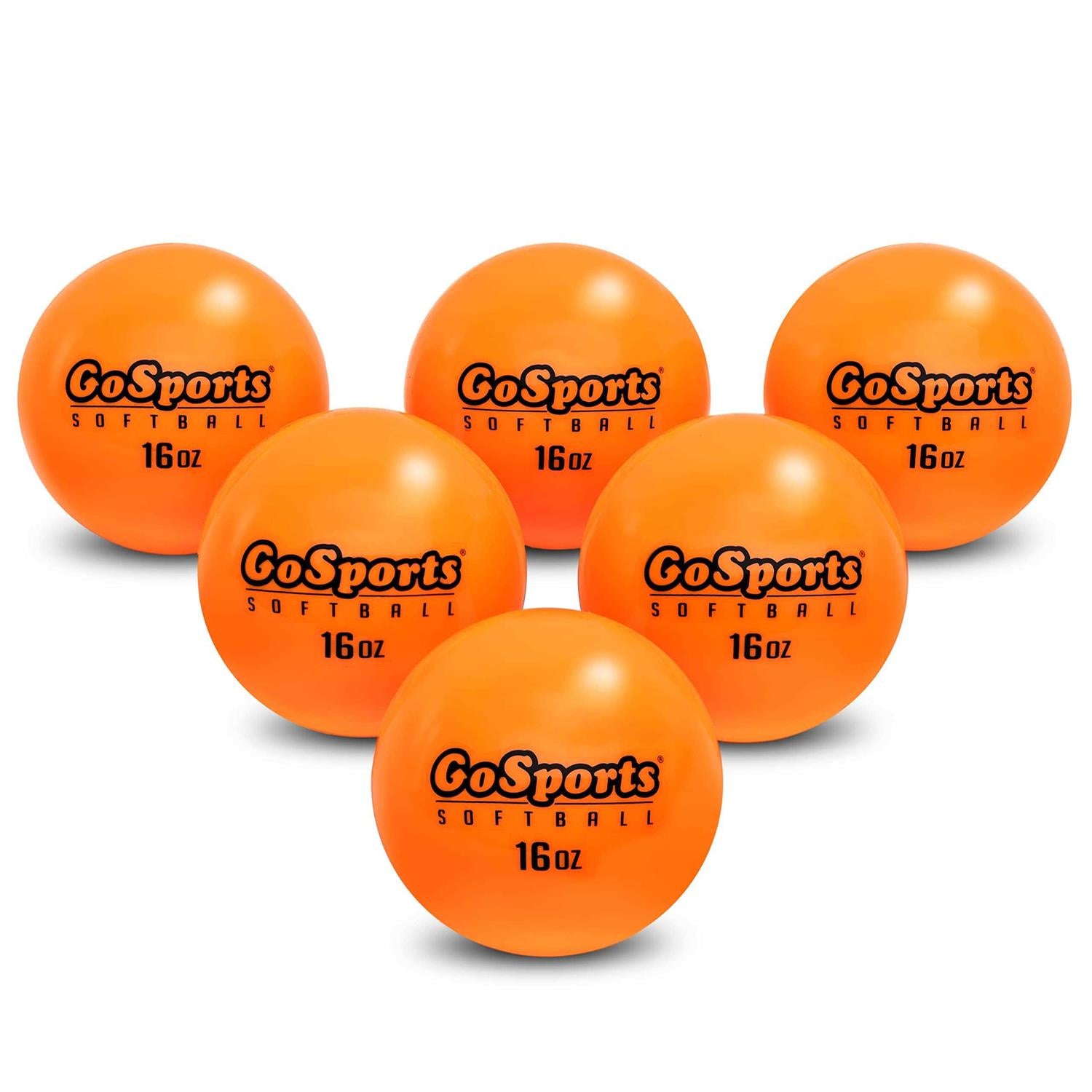 3.82 inch Weighted Training Softballs 6 Pack Q266