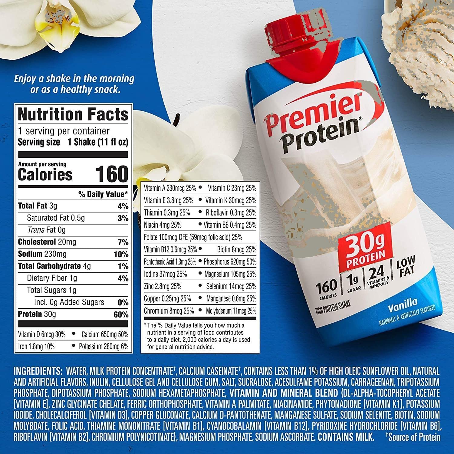 11 Fl. Oz Protein Shakes Variety Sampler Pack, 12 Pack H769206