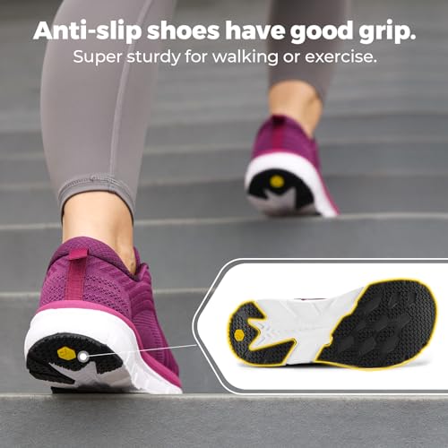 Wide Toe Box Breathable Lightweight Extra Wide Running Shoes with Cushioned D7585