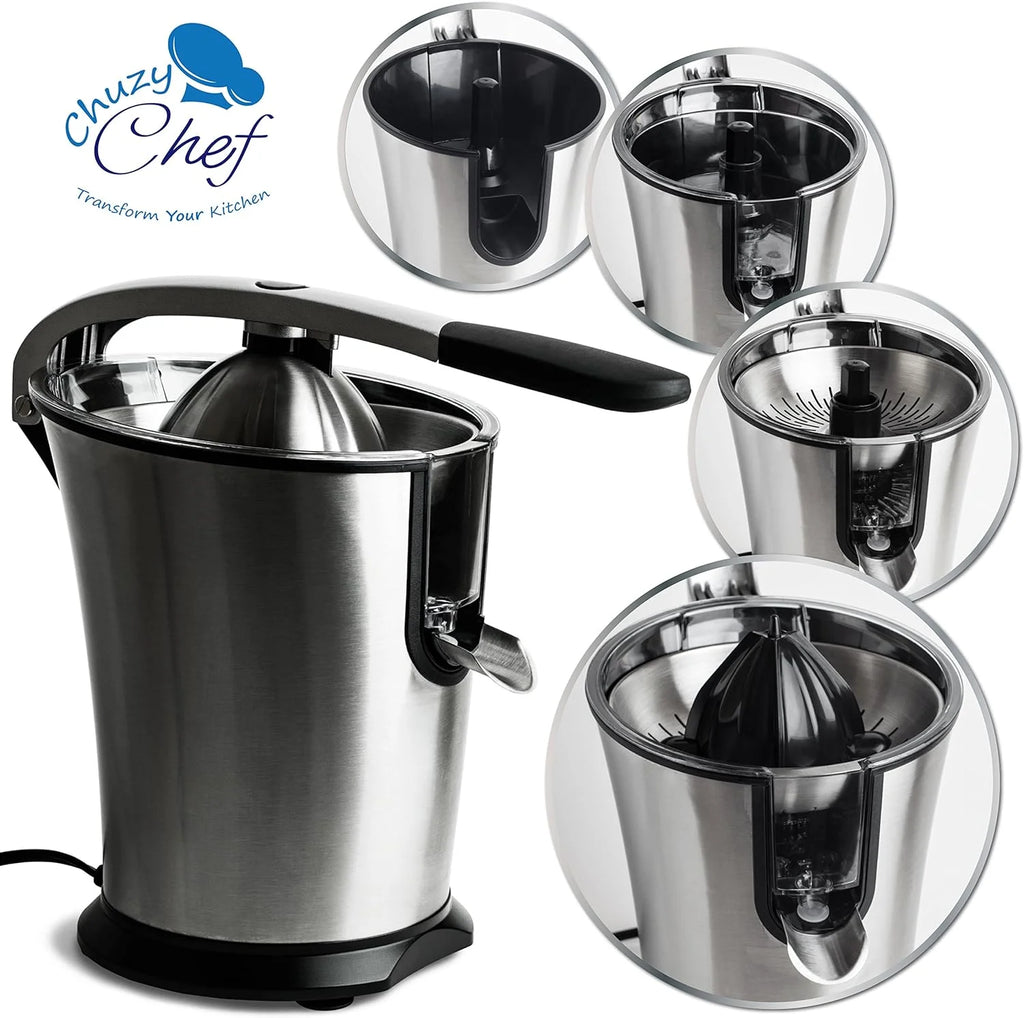 Stainless Steel Electric Citrus Juicer with Anti-Drip Citrus Press A70117