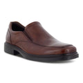 Cognac Leather Slip-on Shoes E1253