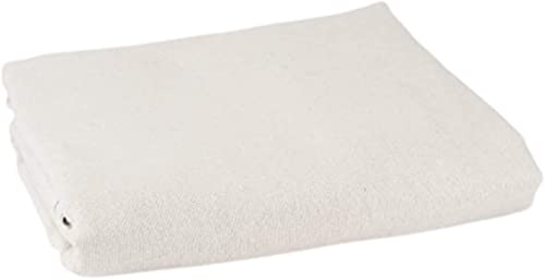 Cotton Blended Twin Blanket 70x90 in 1.4 lb Unbleached F856849