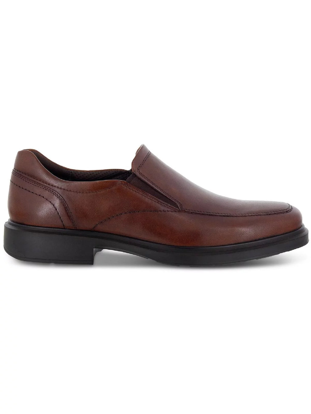 Cognac Leather Slip-on Shoes E1253