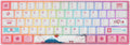 60% Wired Hotswap Mechanical Gaming Keyboard with RGB Backlight, Dye Sublimation PBT Keycaps, NKRO Programmable (Gateron Orange Switch, 61 Keys) P571434