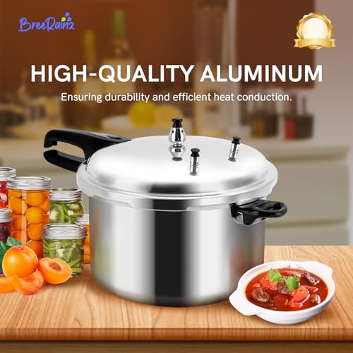 12 Quart Aluminum Pressure Cooker with Cooking Rack R38020