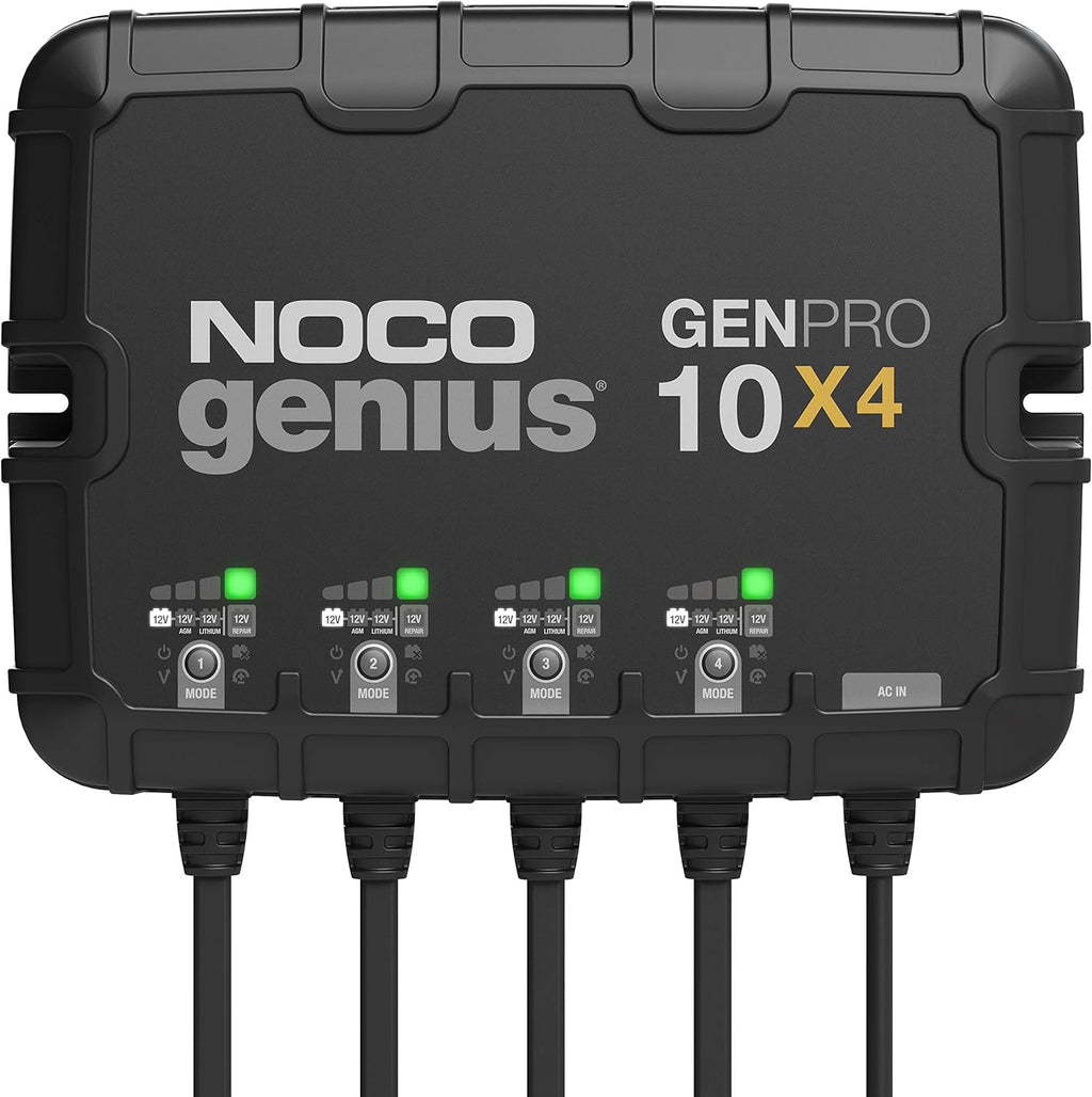 4-Bank 40-Amp Fully-Automatic Smart Marine Charger R84562