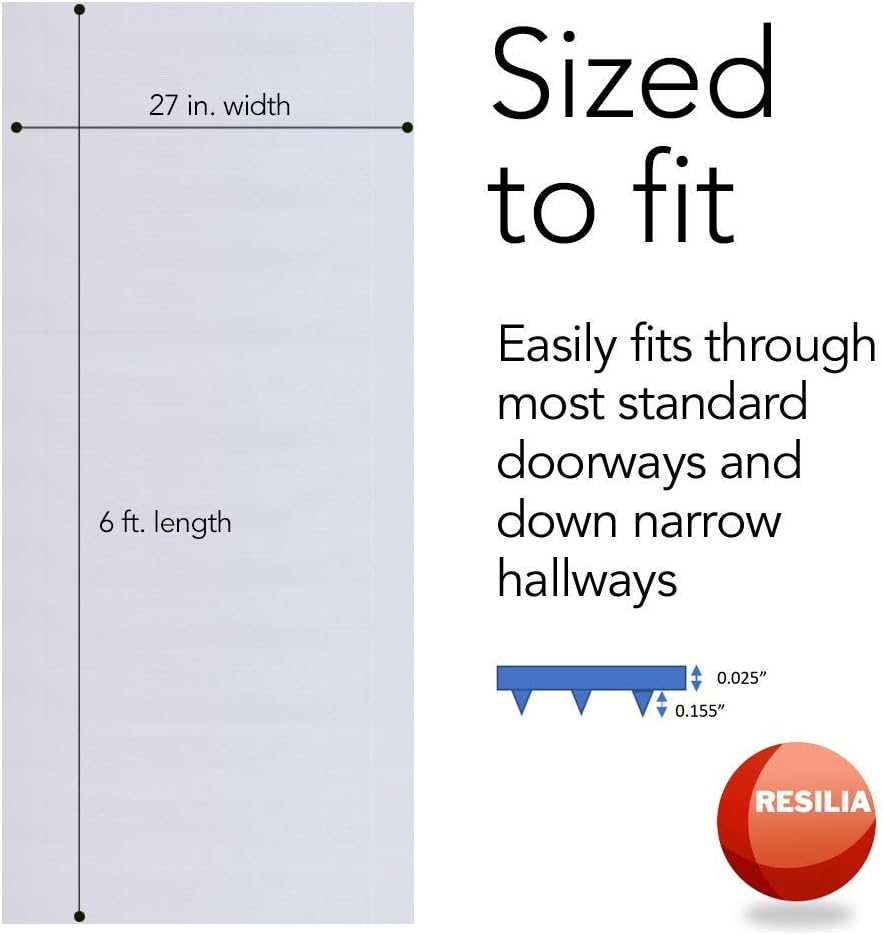 Clear Vinyl Plastic Floor Runner Protector 27 Inches Wide x 12 Feet Long Y3878