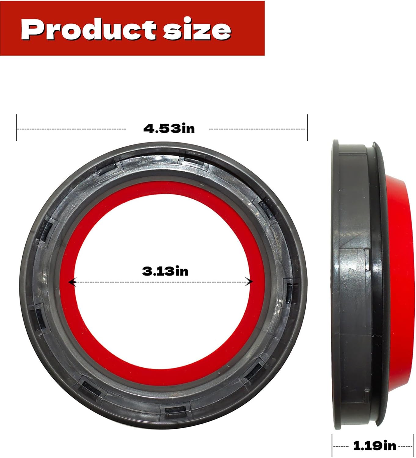 Dust Bin Top Fixed Sealing Ring Replacement for Dyson V11 V15 SV14 SV15 SV22 Z353815