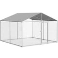 Extra Large Outdoor Dog Kennel with Waterproof Cover and Security Lock D958246