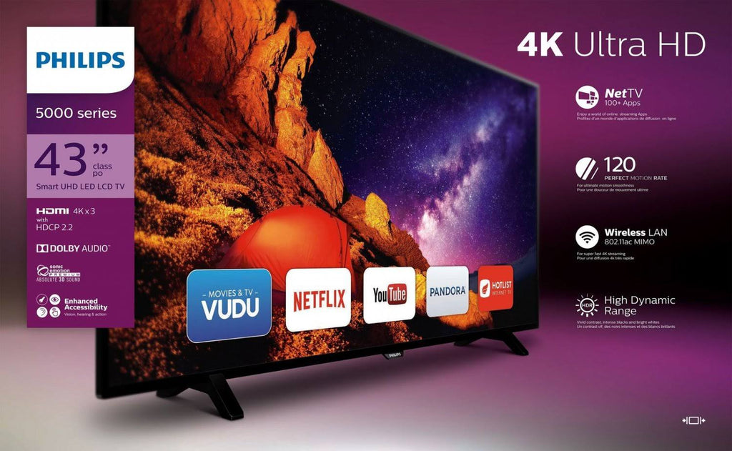 43x22 Class 4K Smart LED TV H216110