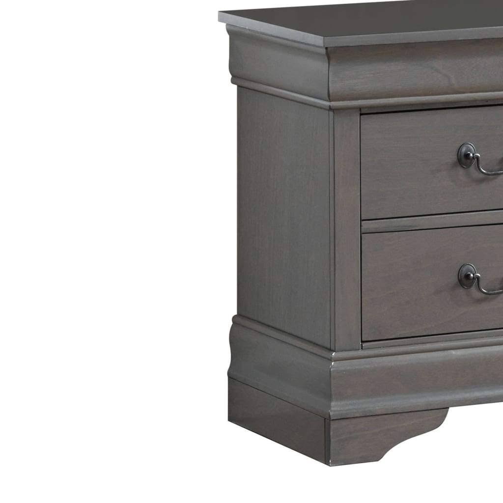 Gray Night Stand D887780
