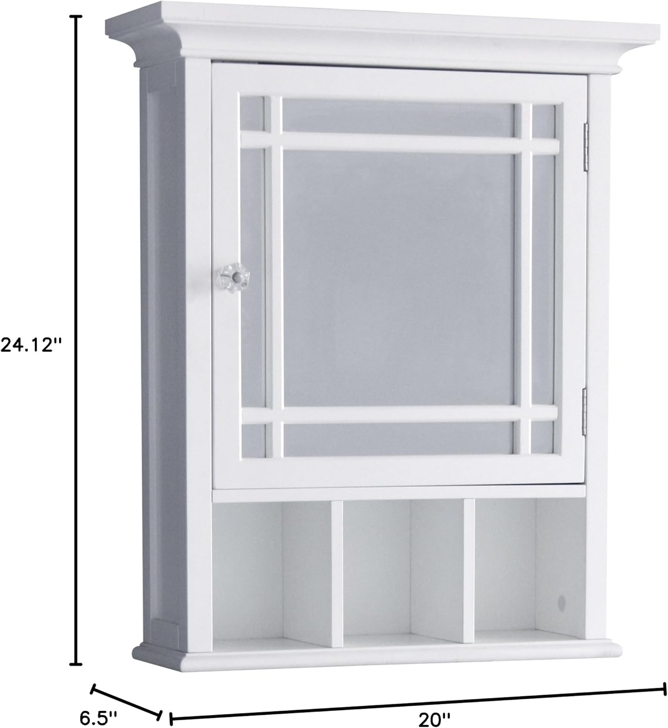 White Bathroom Cabinet U56948